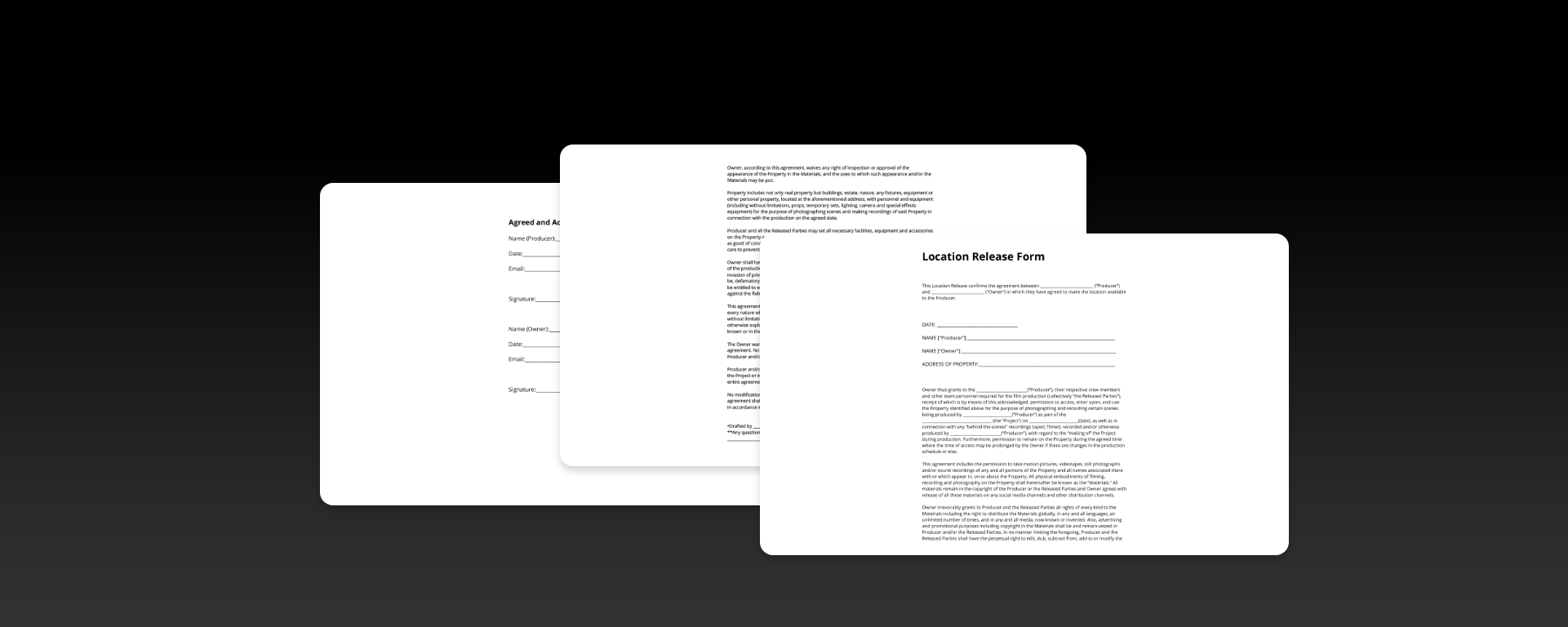 Location Release Form Template | Download Your FREE Template Here