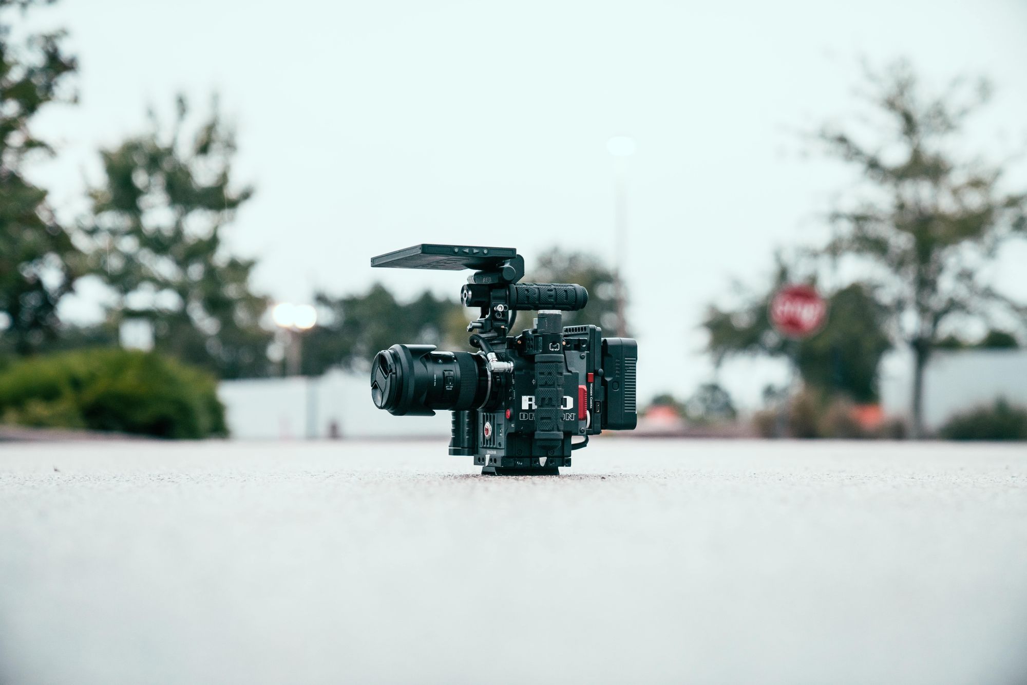 red camera