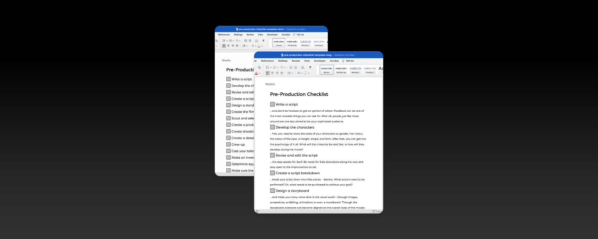 Pre Production Checklist Download Your FREE Template Here Wedio