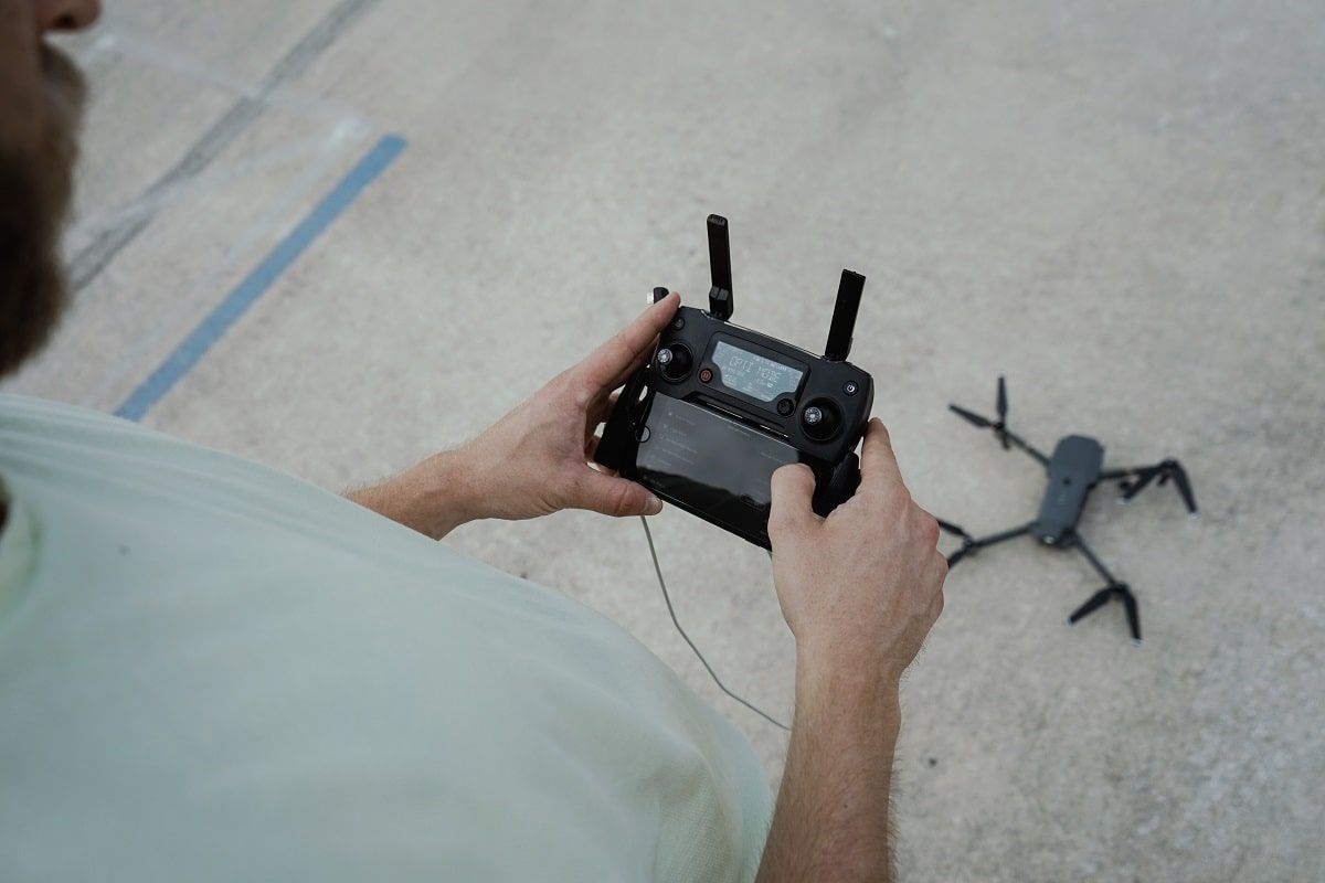 drone with controller