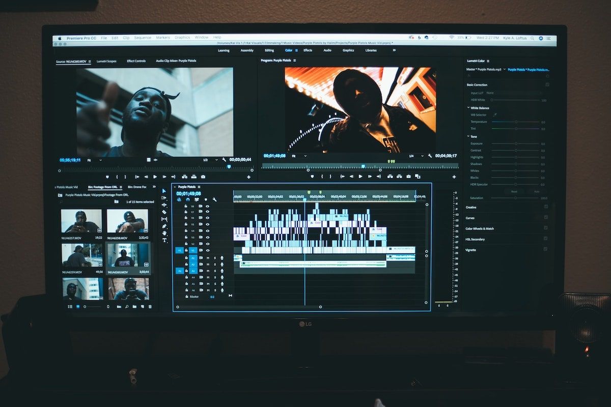 Learn to edit in videography