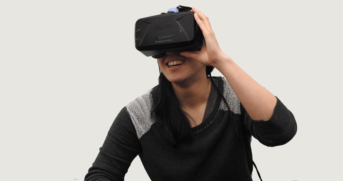 VR goggles for drone simulation