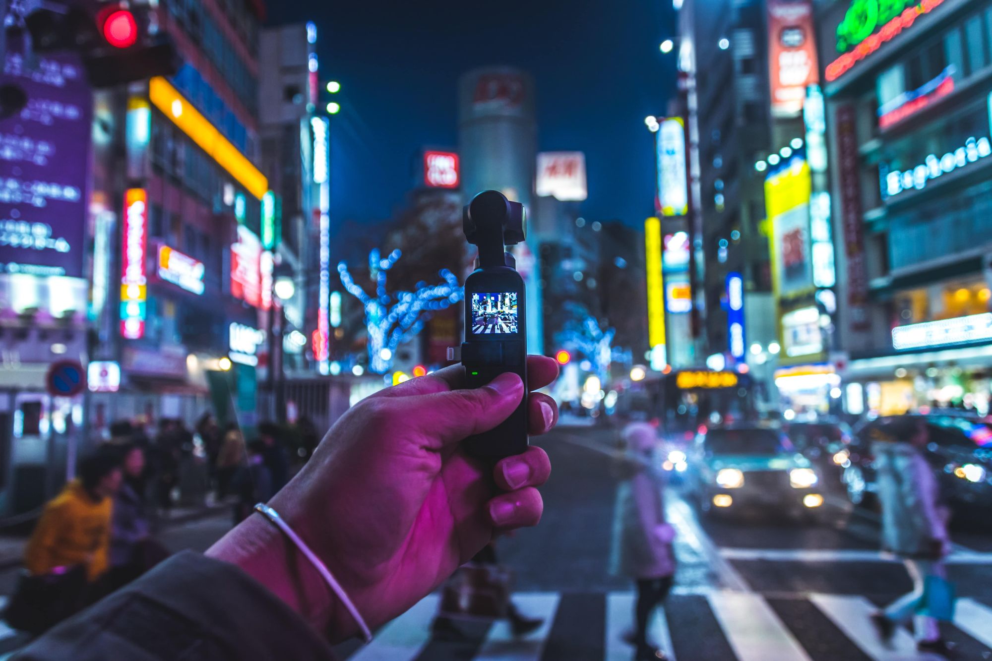 Capture the bustling nightlife with the best action camera