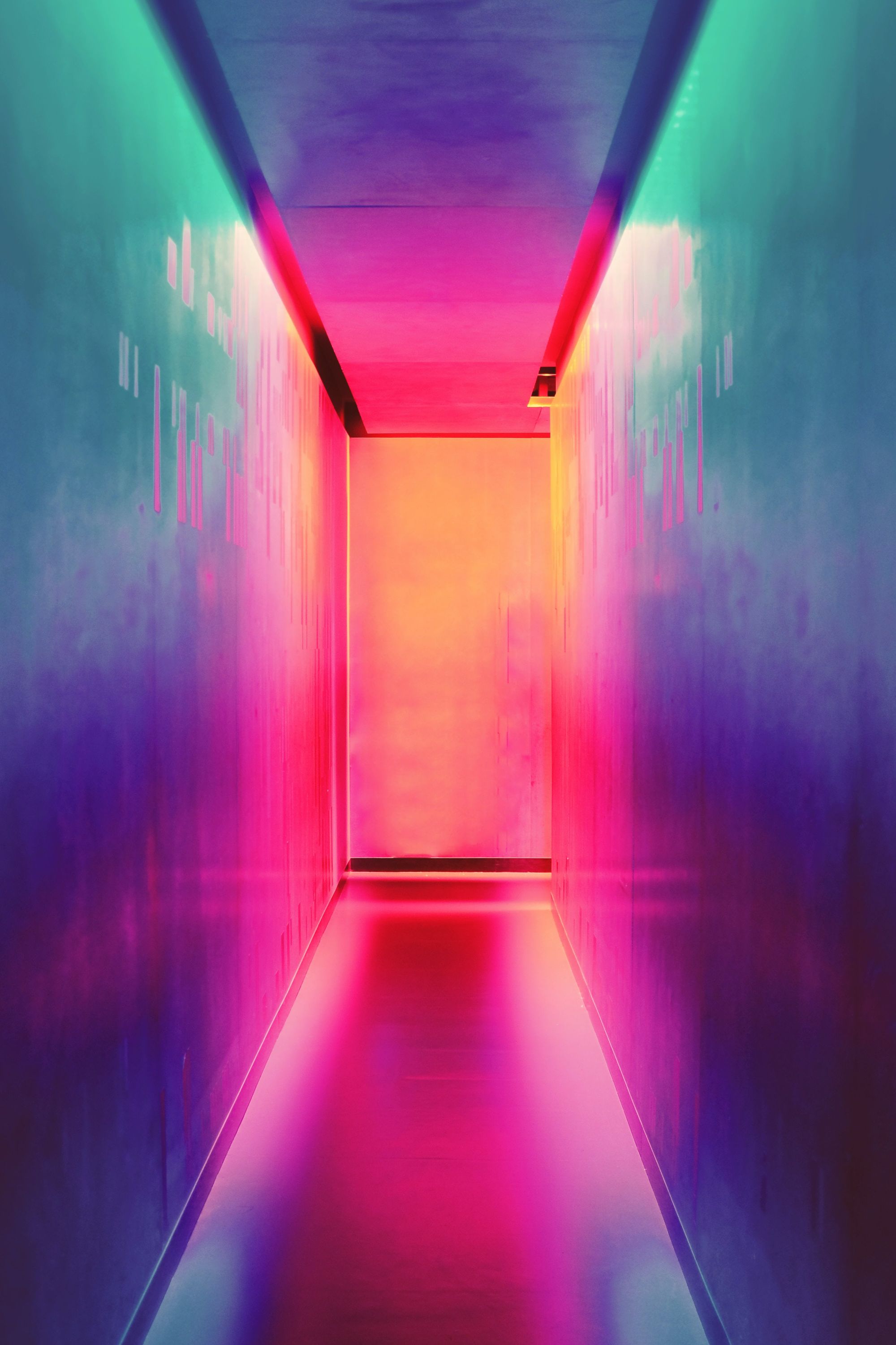 Colorful hallway