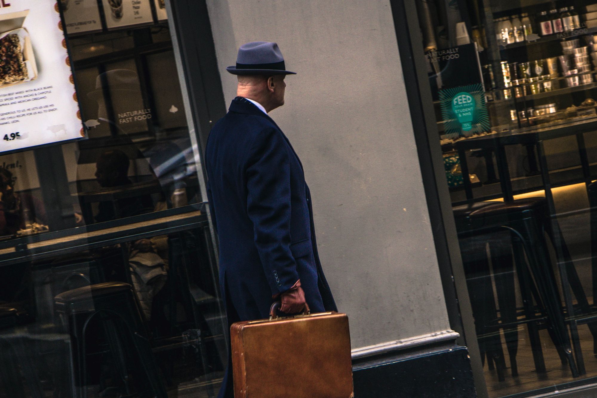 Man with briefcase