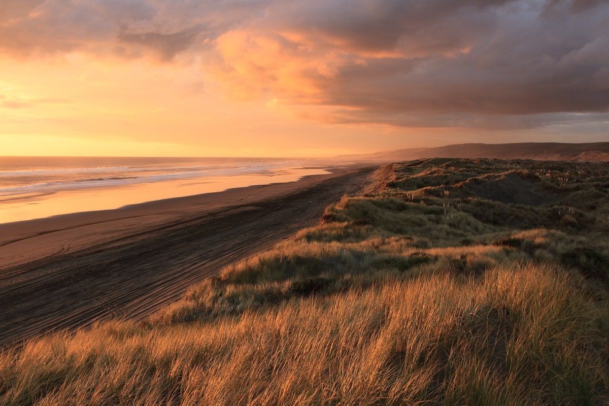 golden hour beach