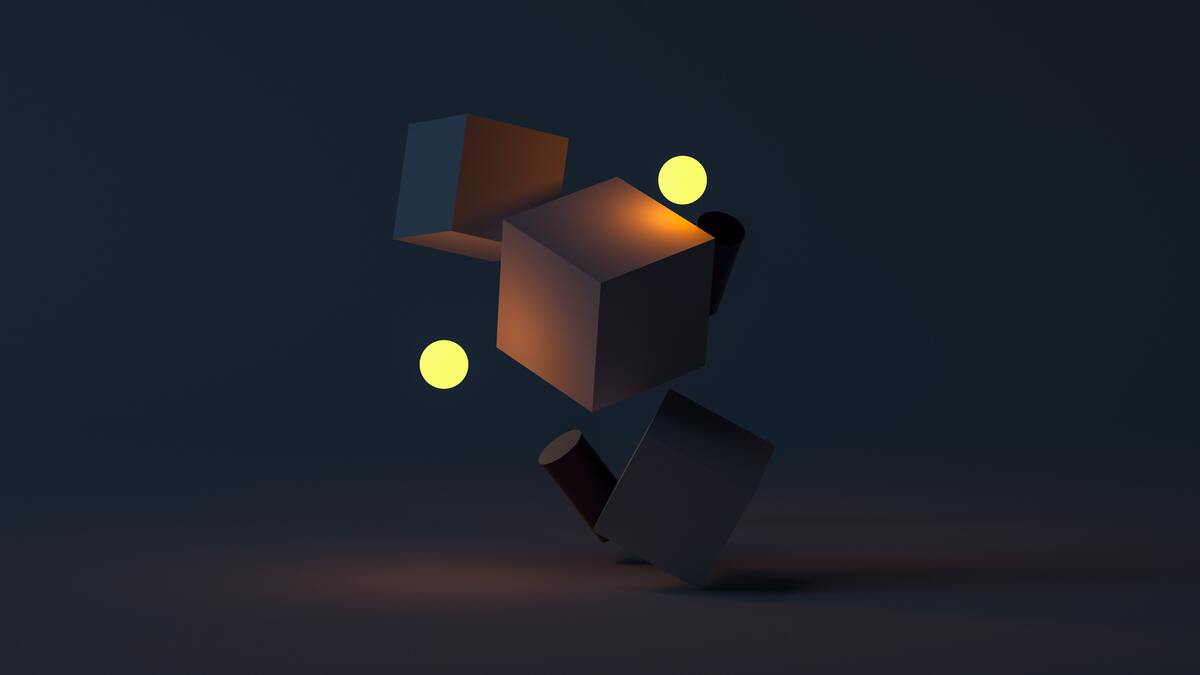 3d animated cubes