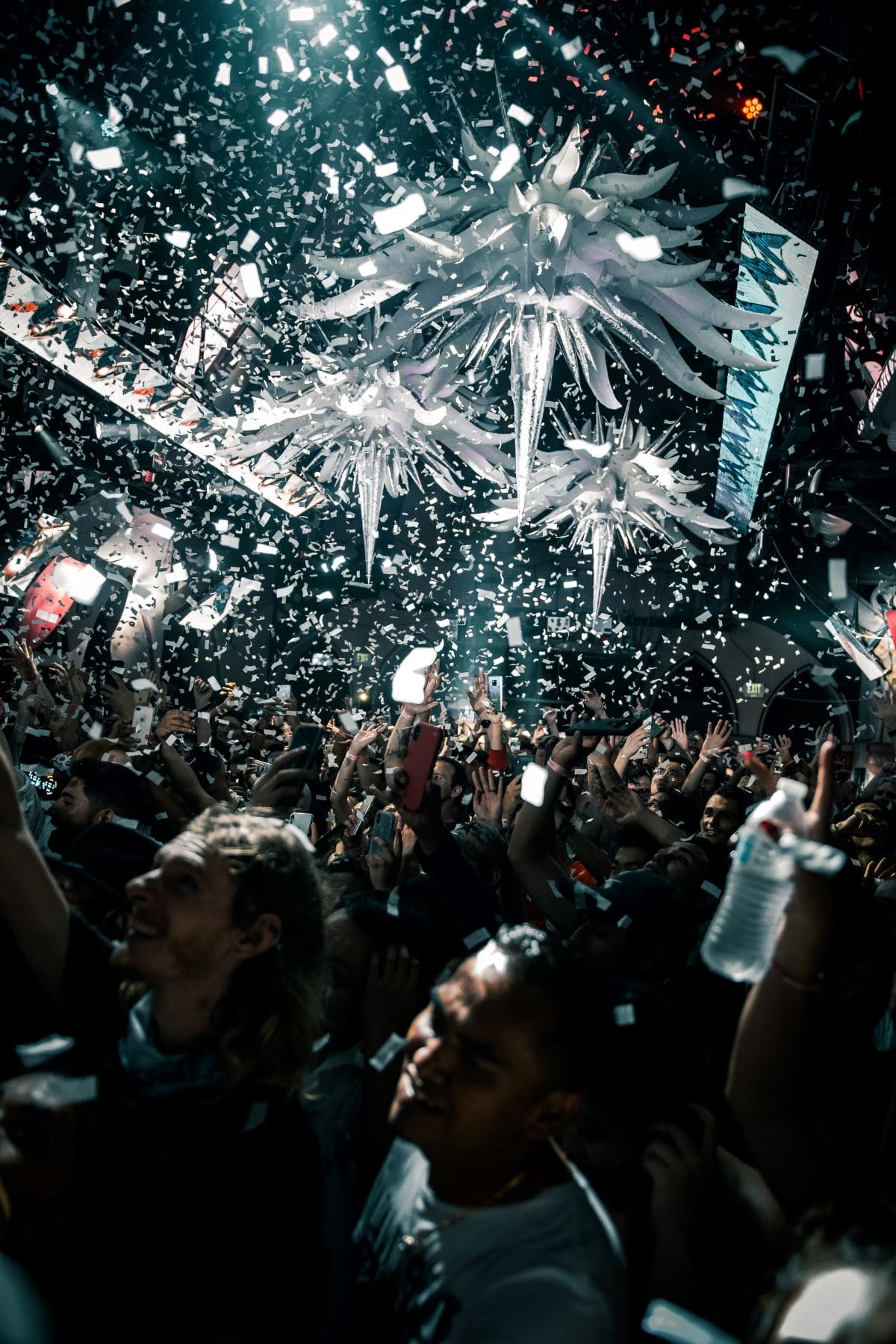 concert photography glitter and audience