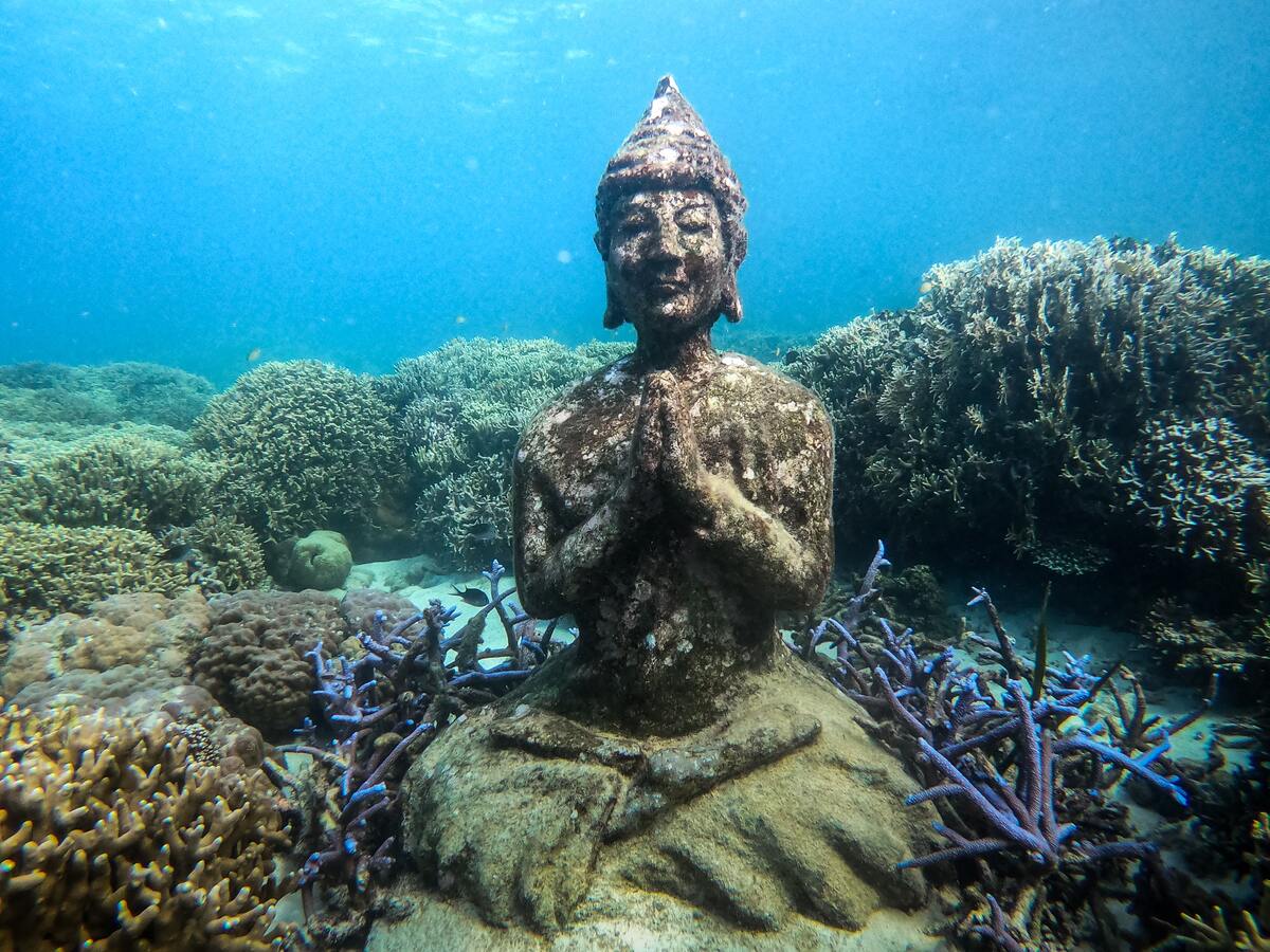 Underwater Photography sculpture