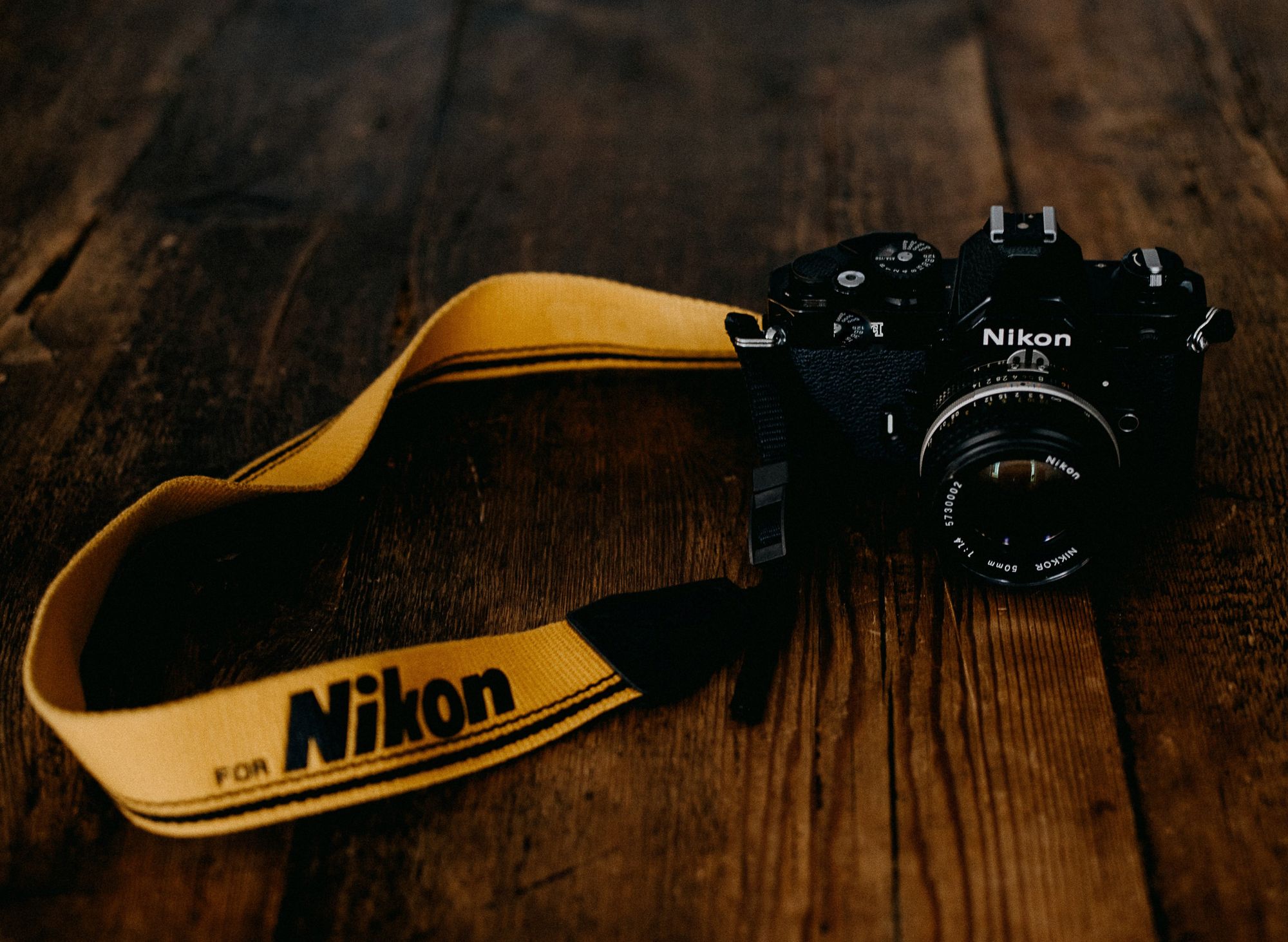 Nikon z6 II camera on table