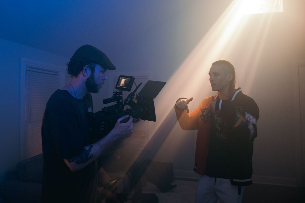 Lighting setup in cinematography