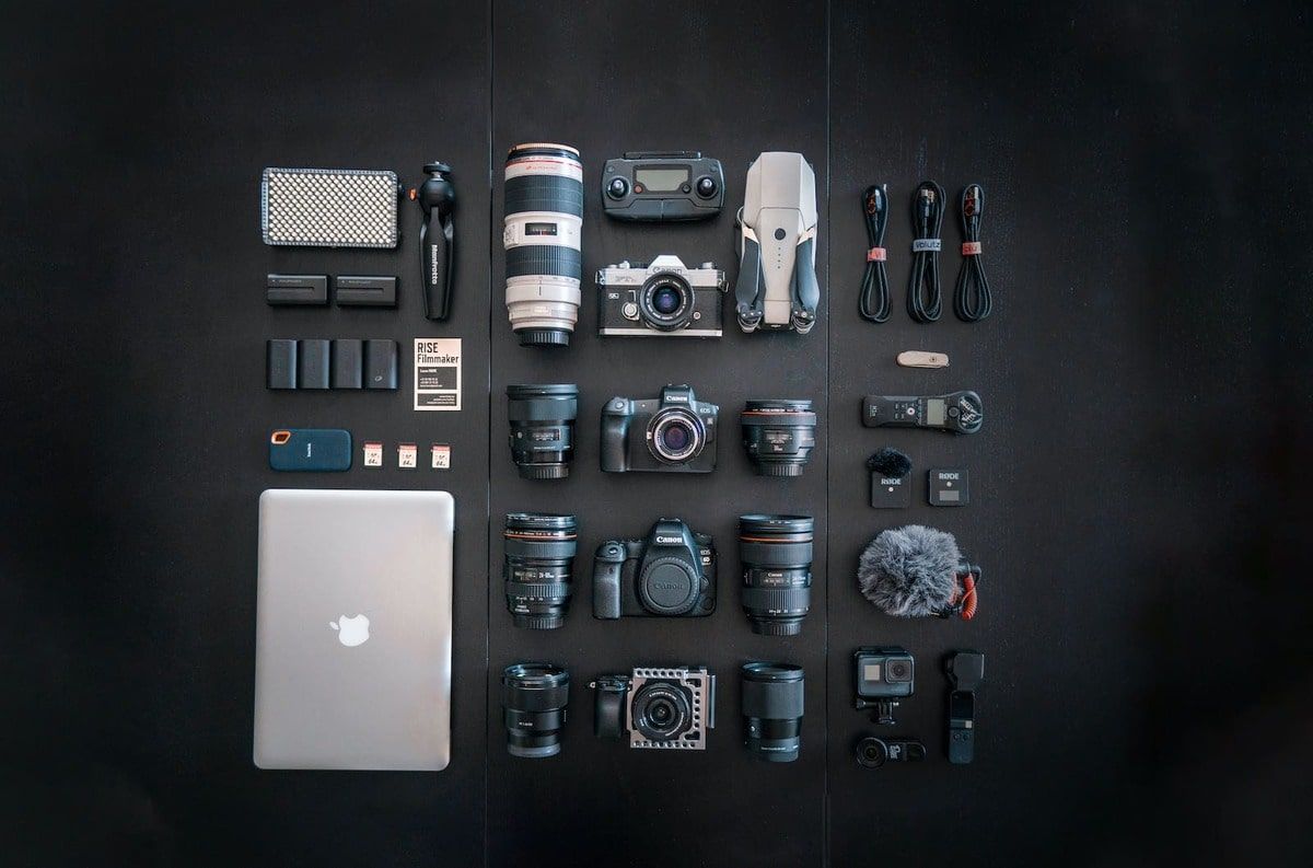Gather all the necessary equipment to produce your videos