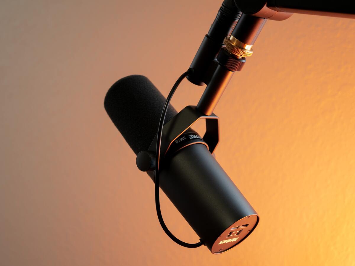 Shure SM7B microphone