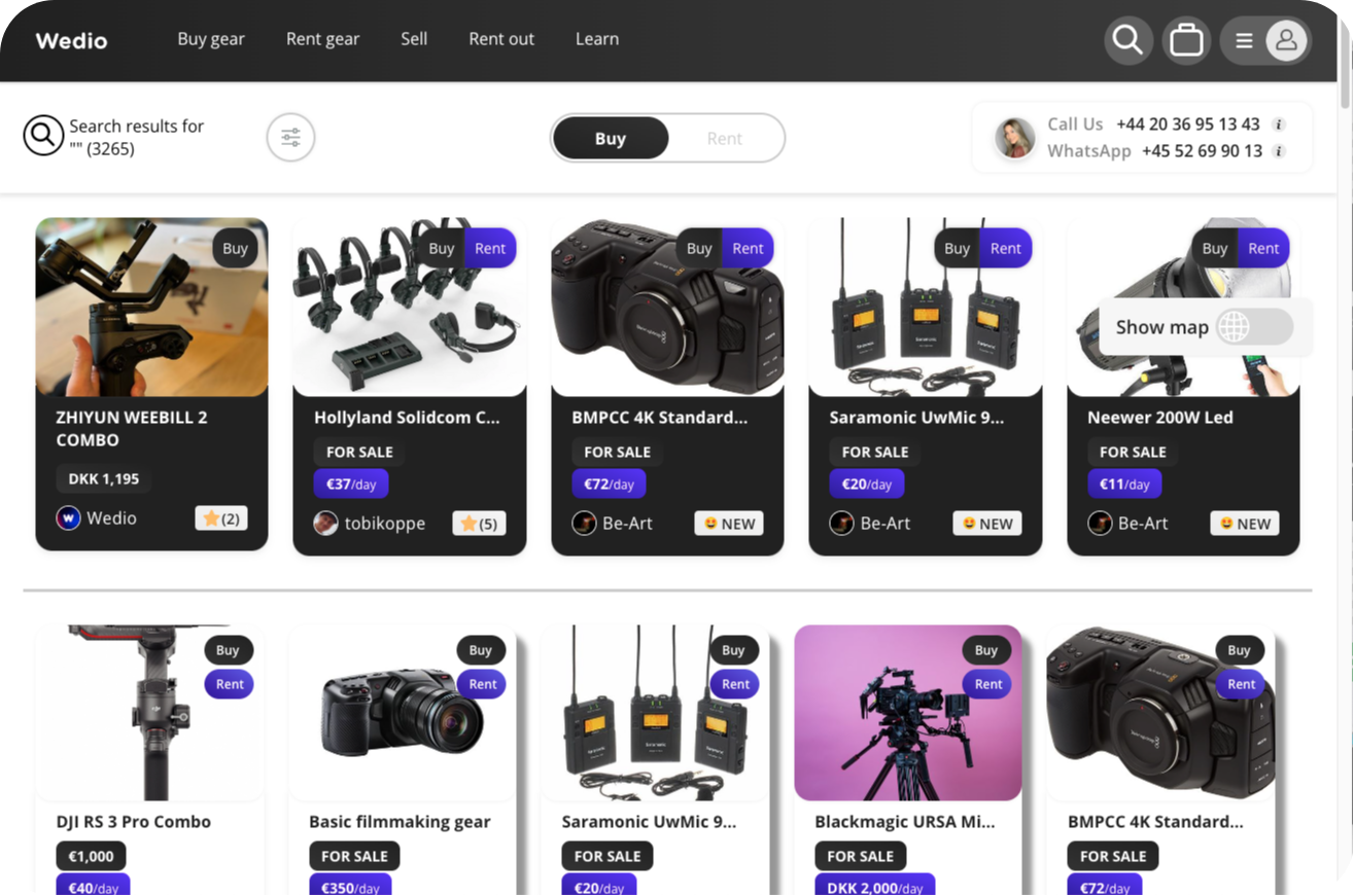 Buy & Sell Camera Equipment with Low Fees