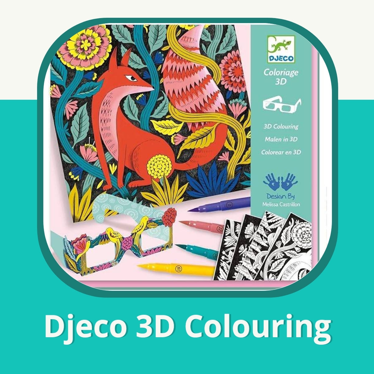Anmeldelse af Djeco 3D Colouring