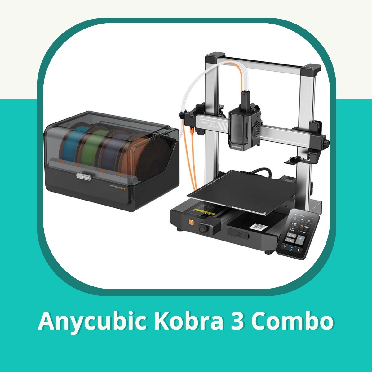 Anmeldelse af Anycubic Kobra 3 Combo