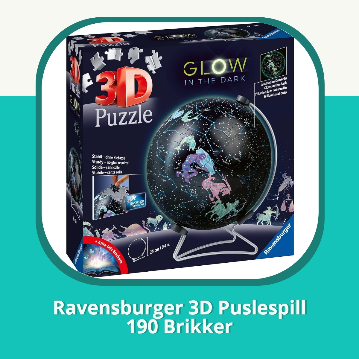 Anmeldelse af Ravensburger 3D Puslespill 190 Brikker
