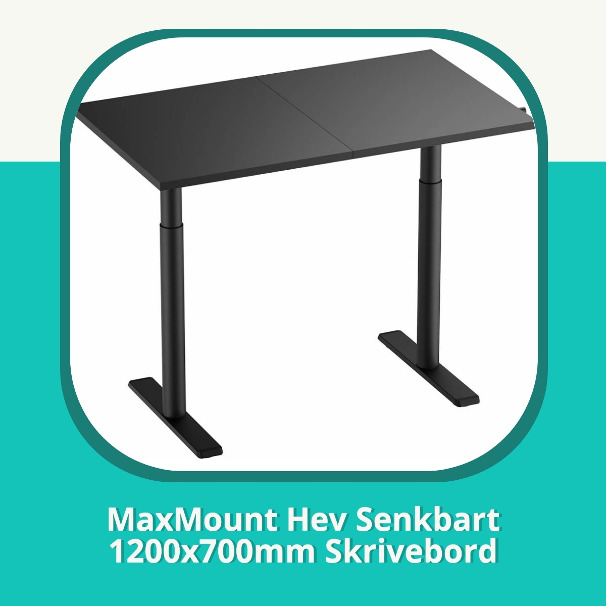 Anmeldelse af MaxMount Hev Senkbart 1200x700mm Skrivebord