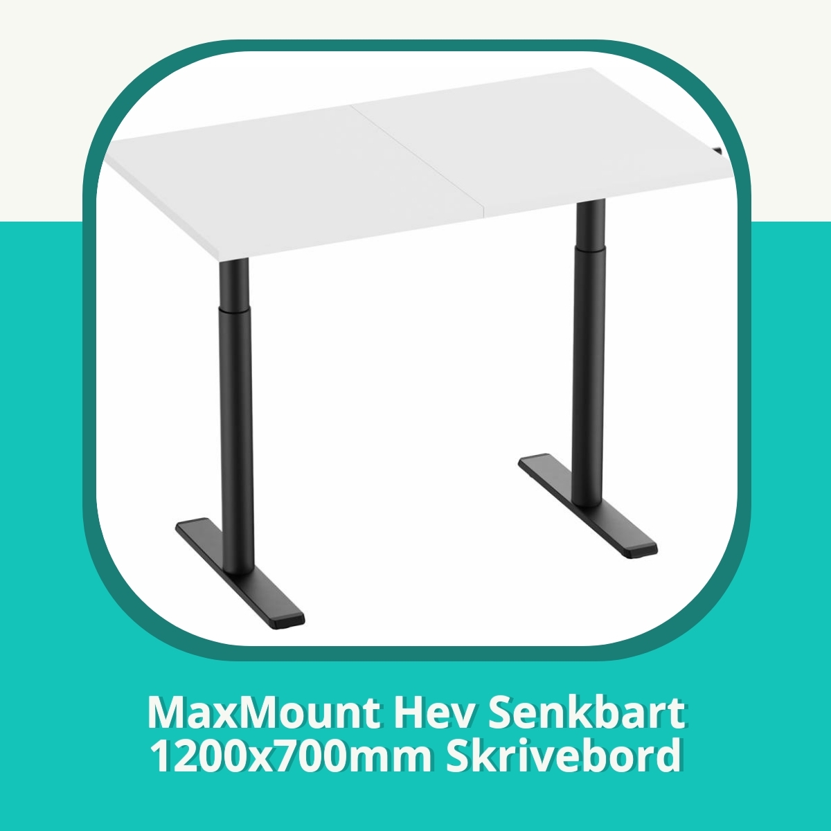 Anmeldelse af MaxMount Hev Senkbart 1200x700mm Skrivebord