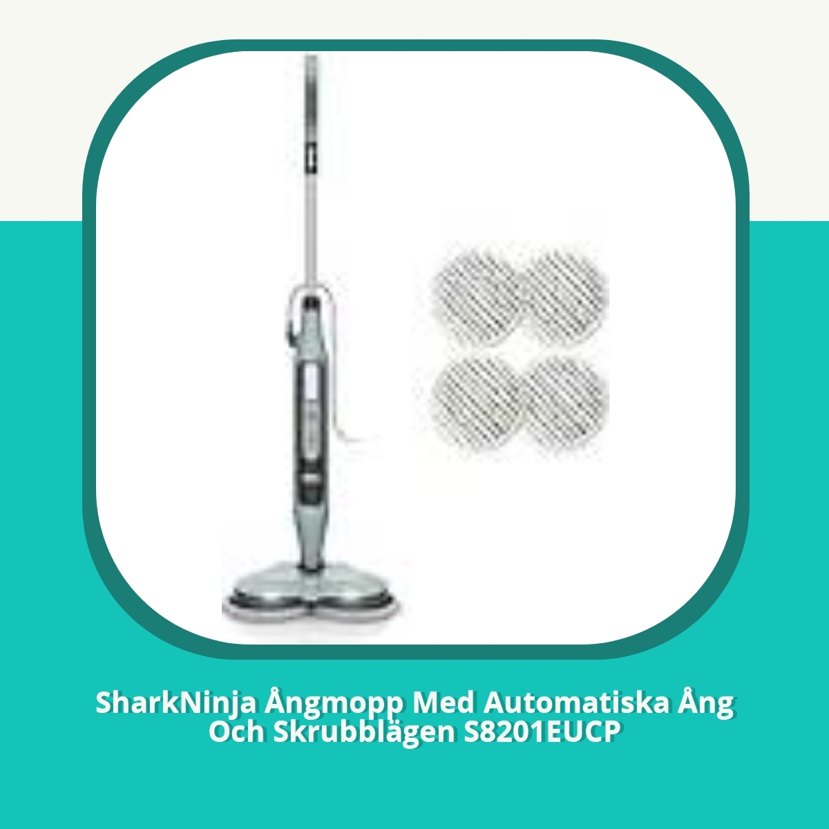 Recension af SharkNinja Ångmopp Med Automatiska Ång Och Skrubblägen S8201EUCP