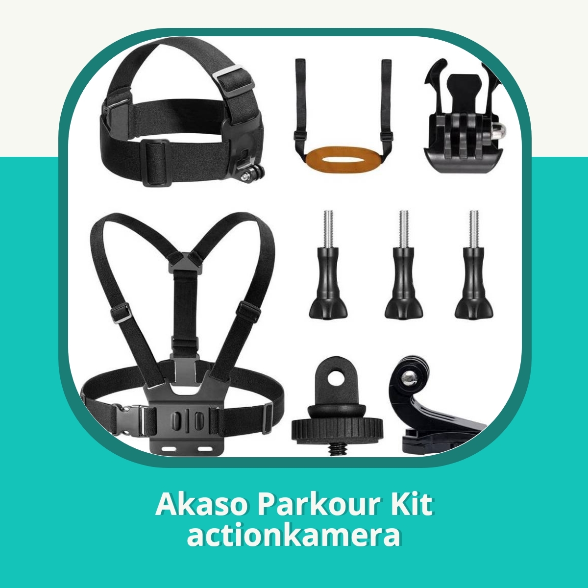 Anmeldelse af Akaso Parkour Kit actionkamera