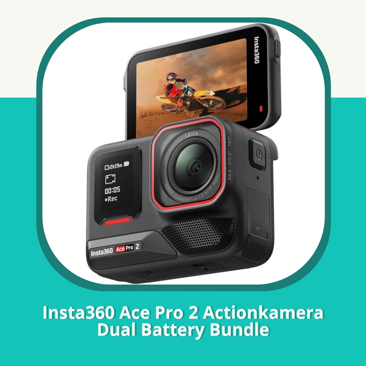 Recension af Insta360 Ace Pro 2 Actionkamera Dual Battery Bundle