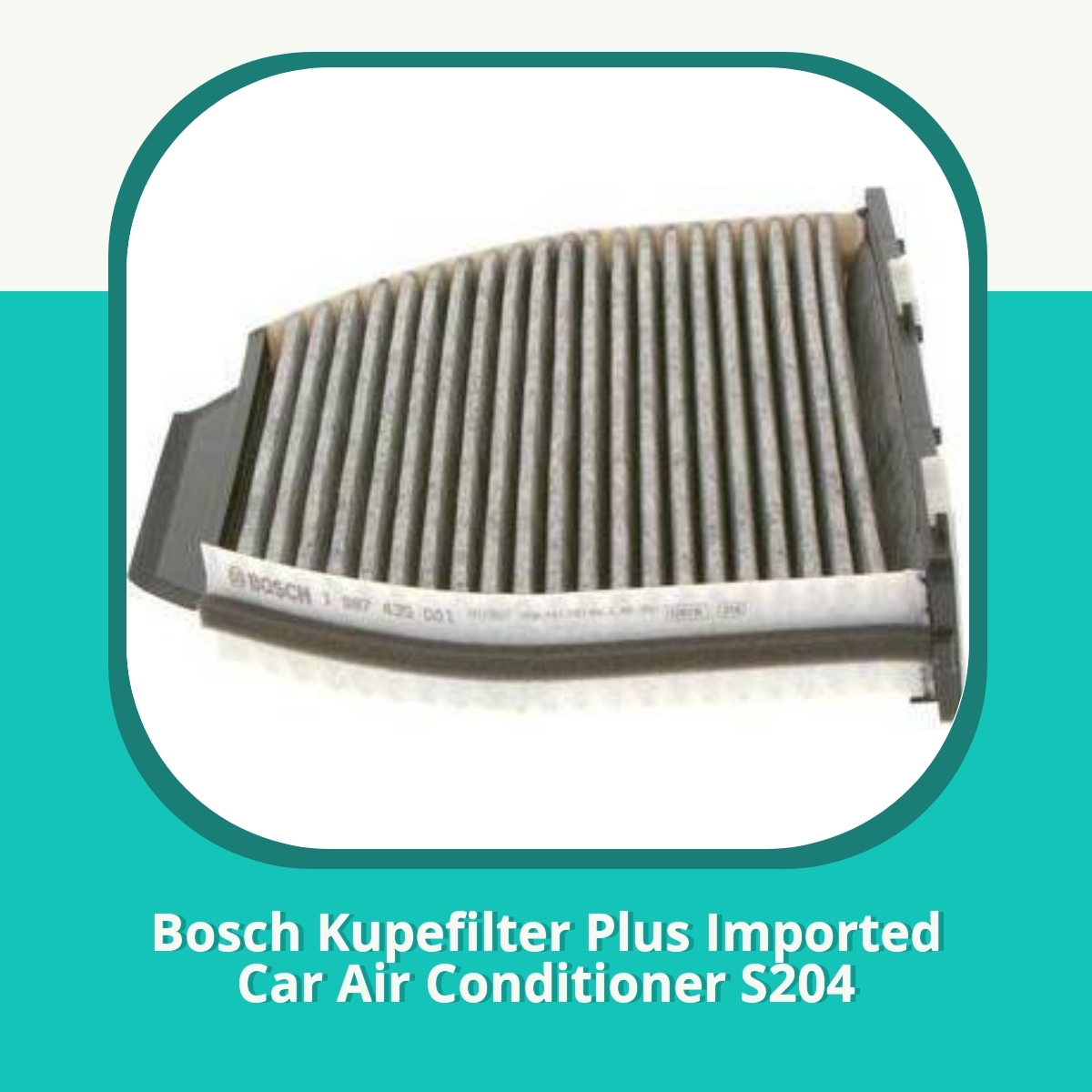 Anmeldelse af Bosch Kupefilter Plus Imported Car Air Conditioner S204
