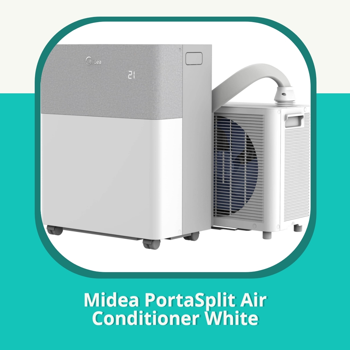 Anmeldelse Midea PortaSplit Air Conditioner White