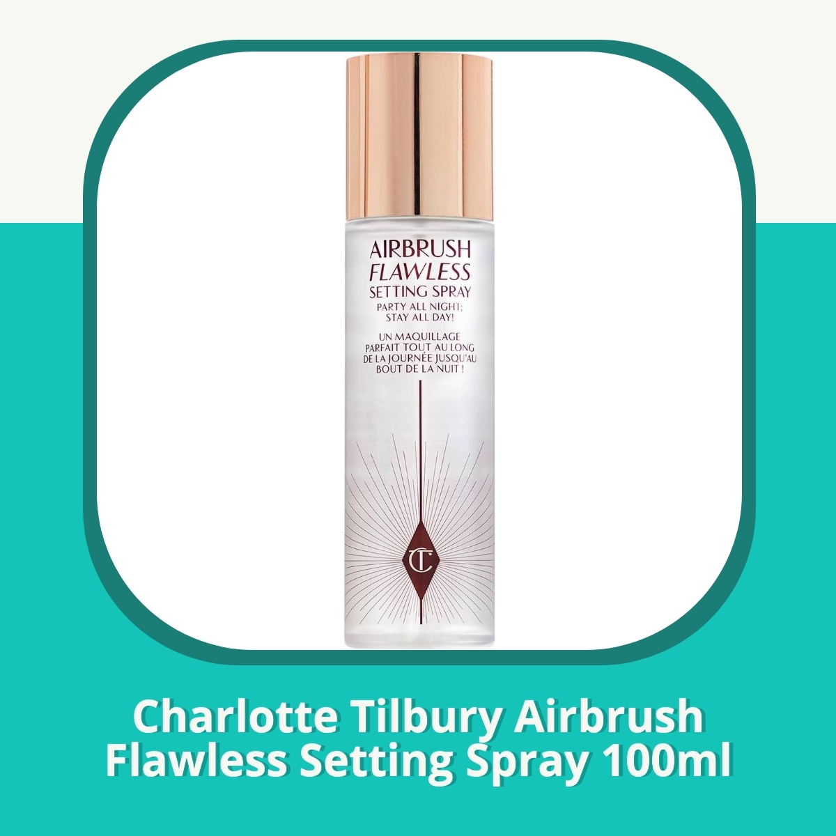 Anmeldelse af Charlotte Tilbury Airbrush Flawless Setting Spray 100ml