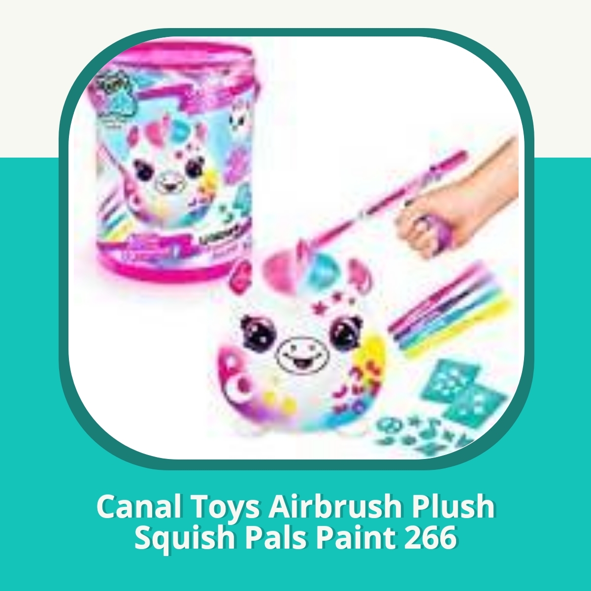 Anmeldelse af Canal Toys Airbrush Plush Squish Pals Paint 266