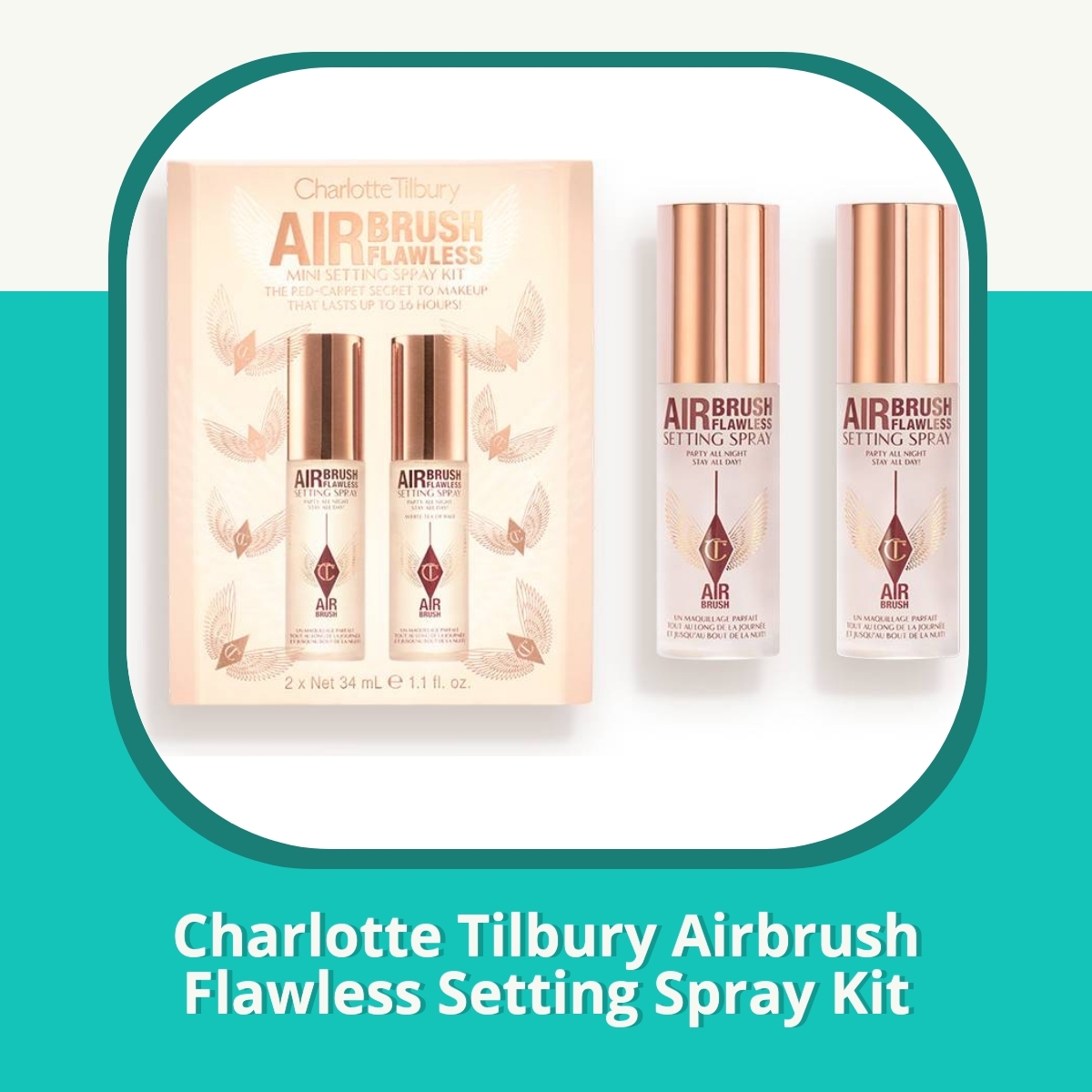 Recension af Charlotte Tilbury Airbrush Flawless Setting Spray Kit