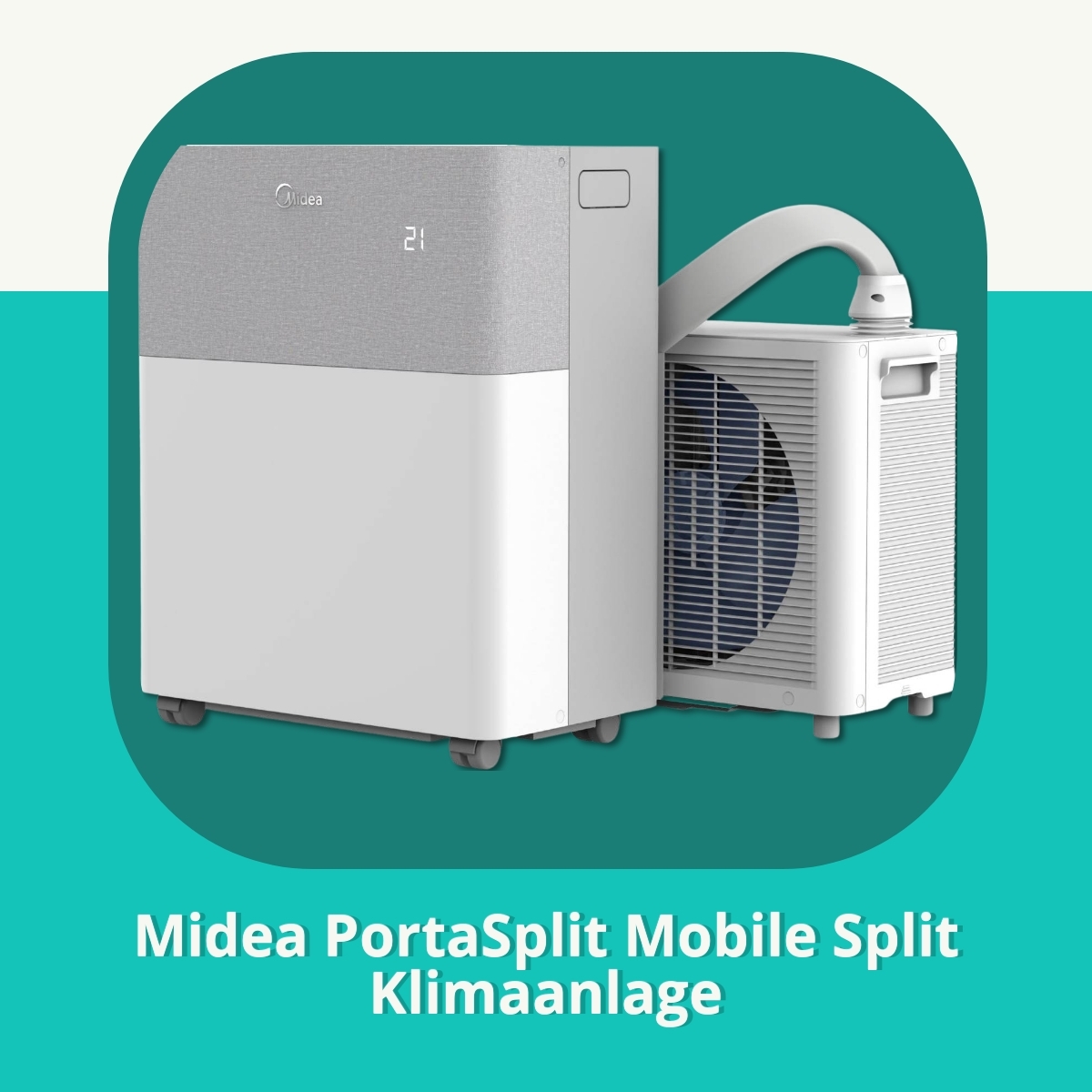 Anmeldelse af Midea PortaSplit Mobile Split Klimaanlage