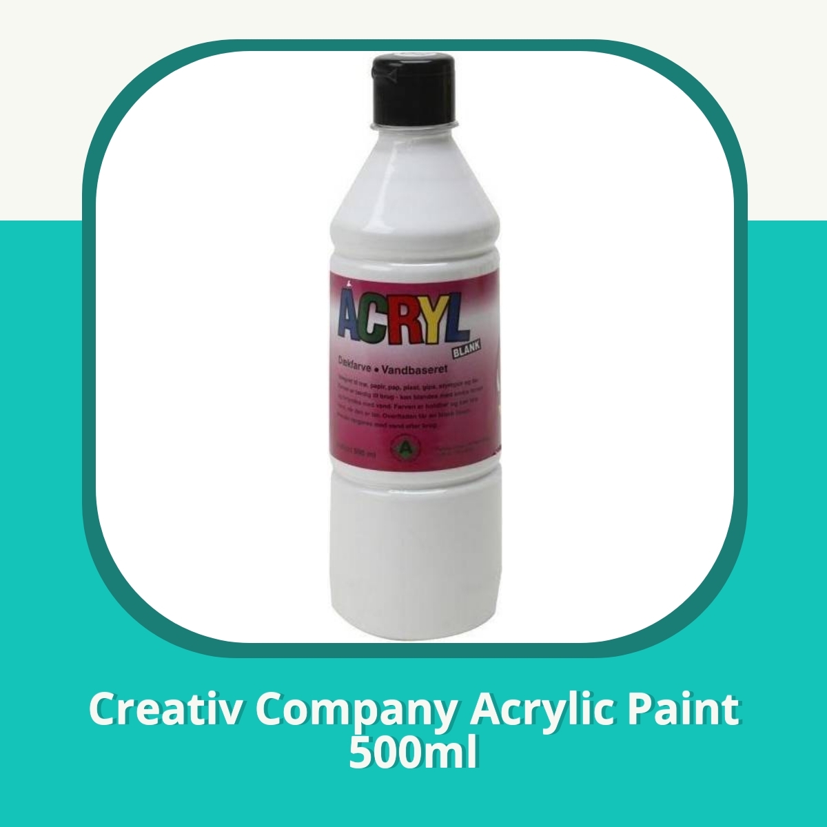 Anmeldelse af Creativ Company Acrylic Paint 500ml