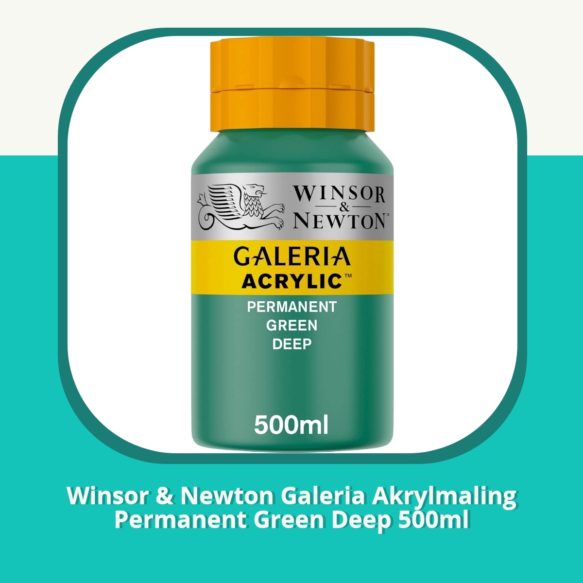 Anmeldelse af Winsor & Newton Galeria Akrylmaling Permanent Green Deep 500ml