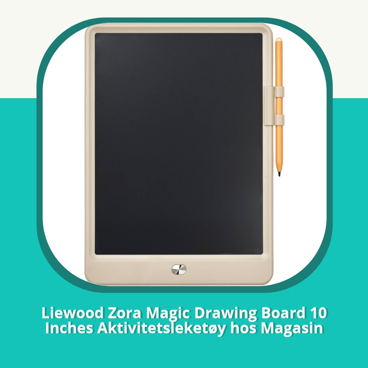 Anmeldelse af Liewood Zora Magic Drawing Board 10 Inches Aktivitetsleketøy hos Magasin