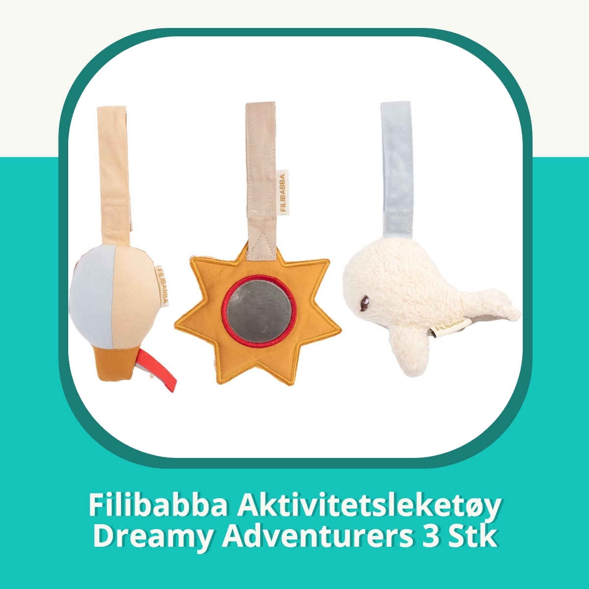 Anmeldelse af Filibabba Aktivitetsleketøy Dreamy Adventurers 3 Stk