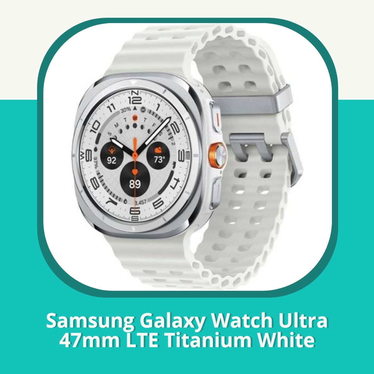 Anmeldelse af Samsung Galaxy Watch Ultra 47mm LTE Titanium White