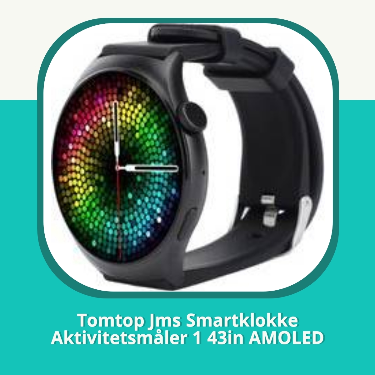 Anmeldelse af Tomtop Jms Smartklokke Aktivitetsmåler 1 43in AMOLED