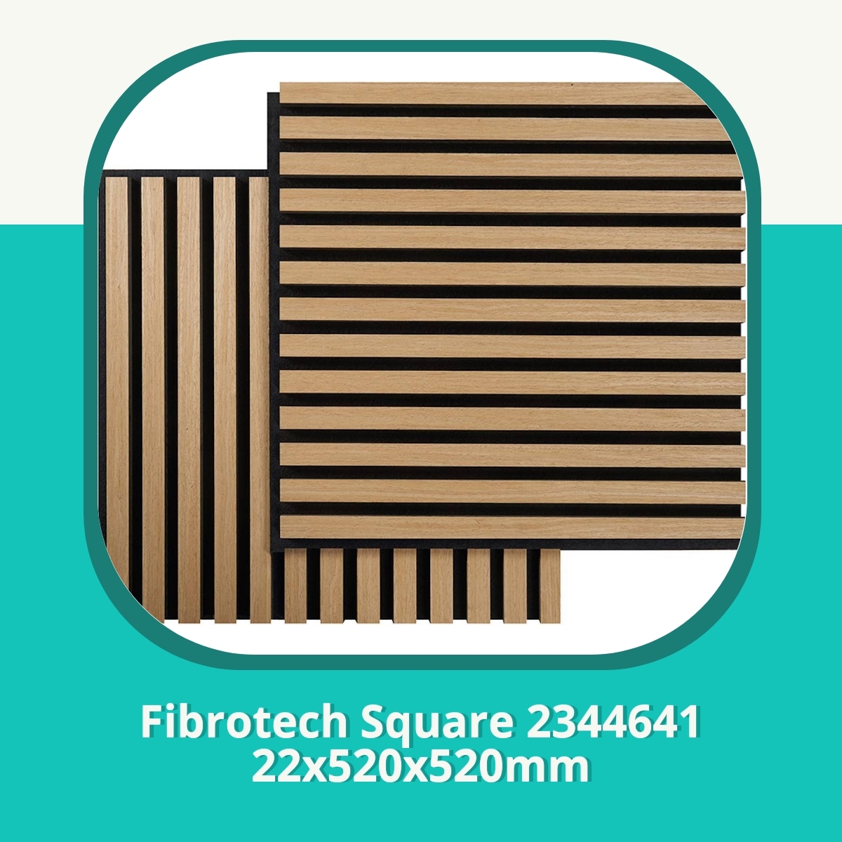 Recension af Fibrotech Square 2344641 22x520x520mm