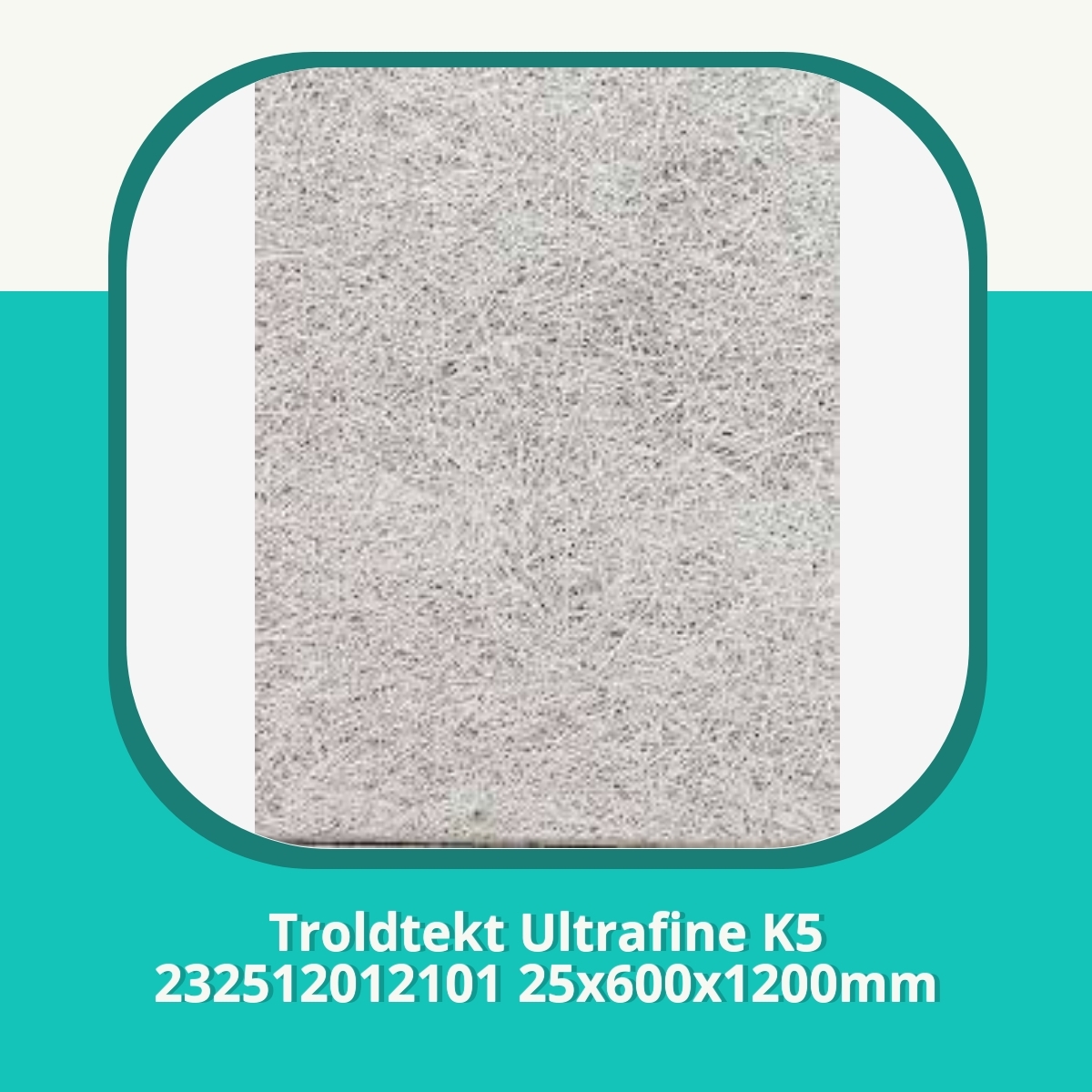 Anmeldelse af Troldtekt Ultrafine K5 232512012101 25x600x1200mm