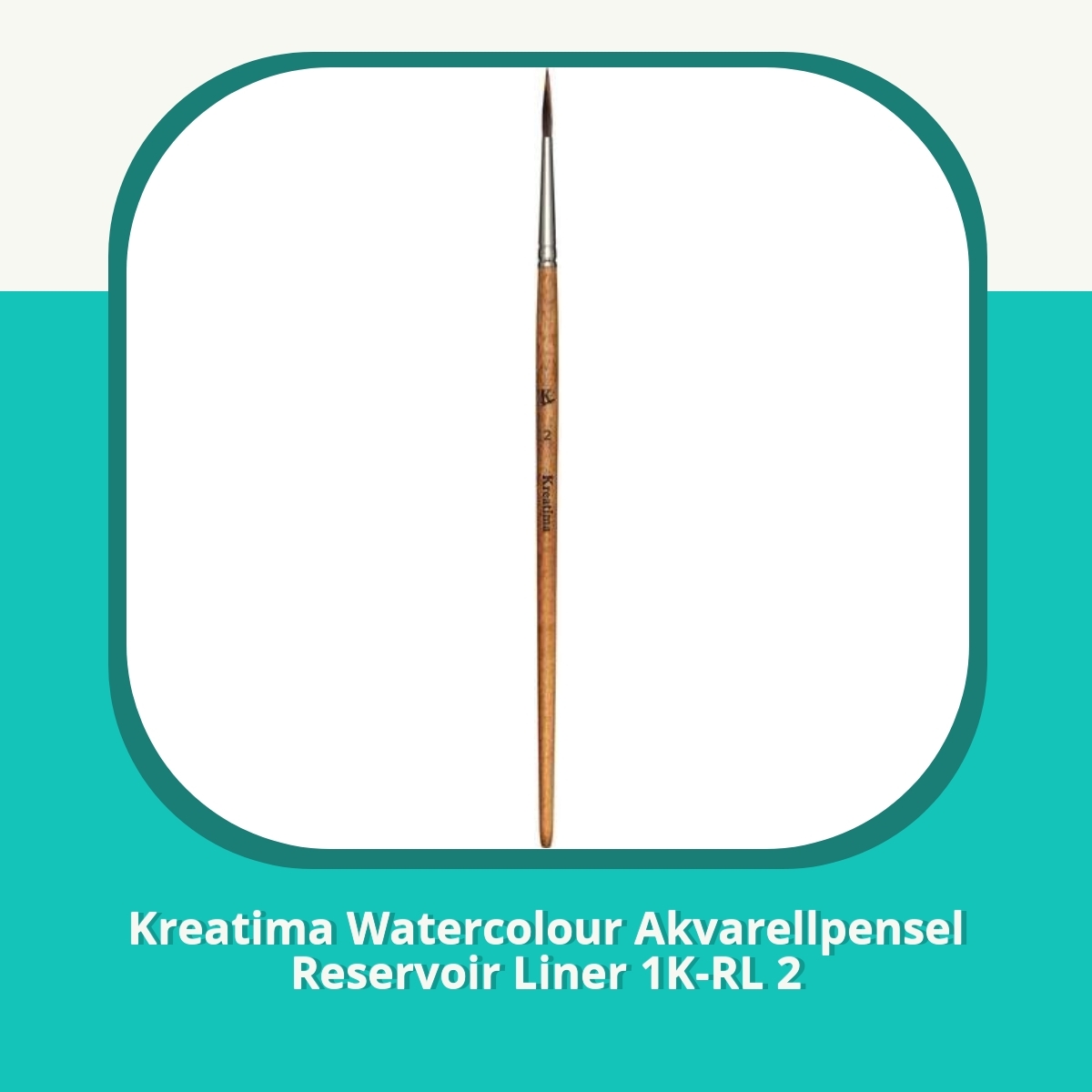 Anmeldelse af Kreatima Watercolour Akvarellpensel Reservoir Liner 1K-RL 2