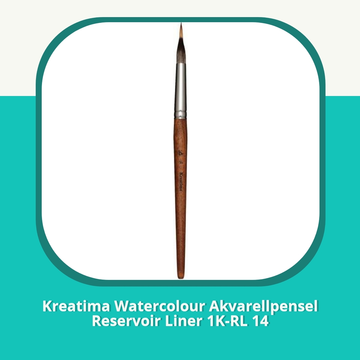 Recension Kreatima Watercolour Akvarellpensel Reservoir Liner 1K-RL 14
