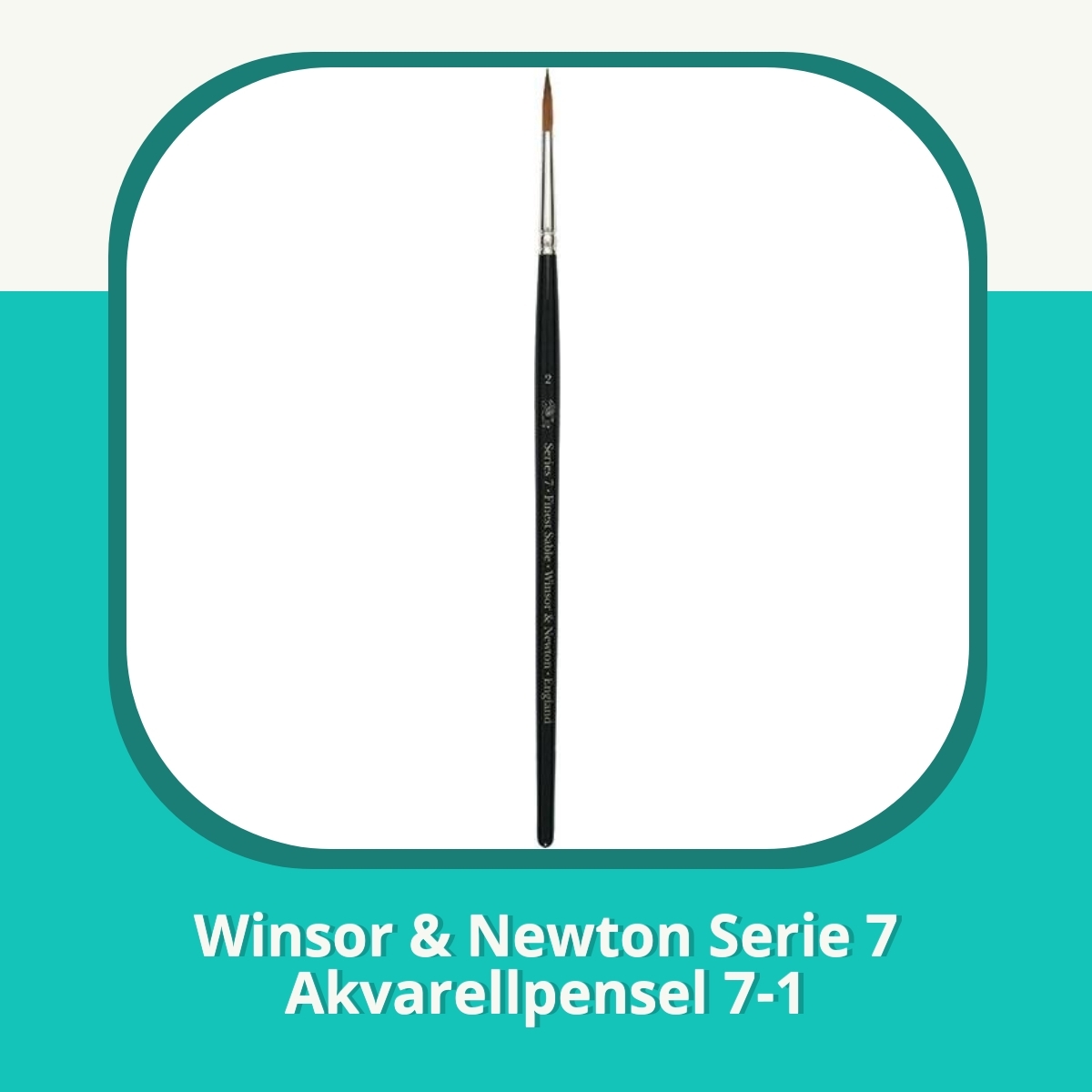 Anmeldelse af Winsor & Newton Serie 7 Akvarellpensel 7-1