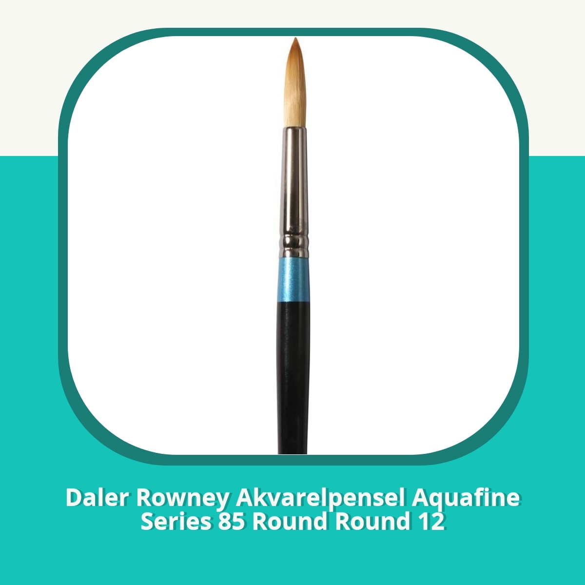 Anmeldelse af Daler Rowney Akvarelpensel Aquafine Series 85 Round Round 12