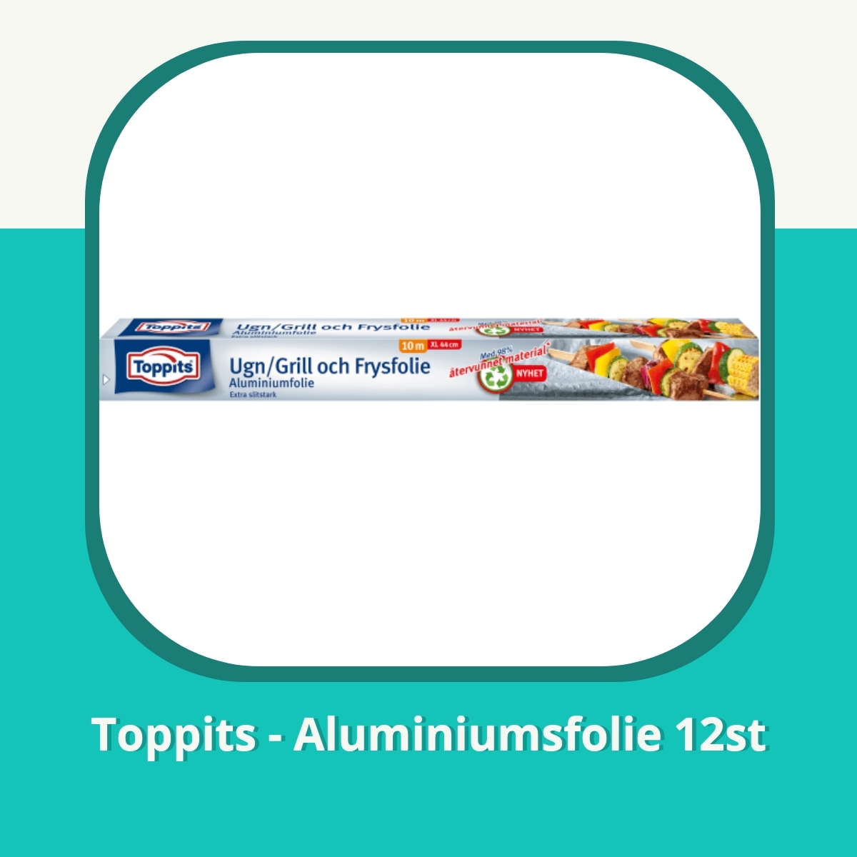 Anmeldelse af Toppits - Aluminiumsfolie 12st