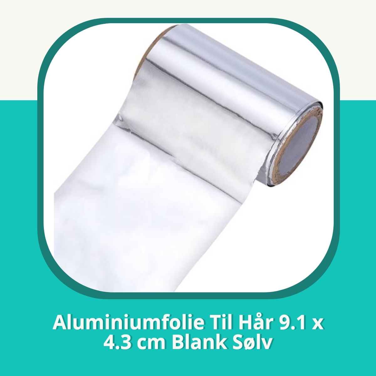 Anmeldelse af Aluminiumfolie Til Hår 9.1 x 4.3 cm Blank Sølv