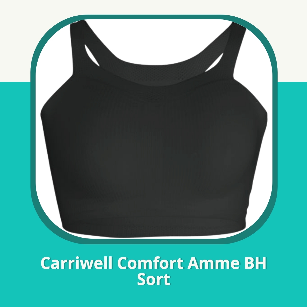 Anmeldelse af Carriwell Comfort Amme BH Sort