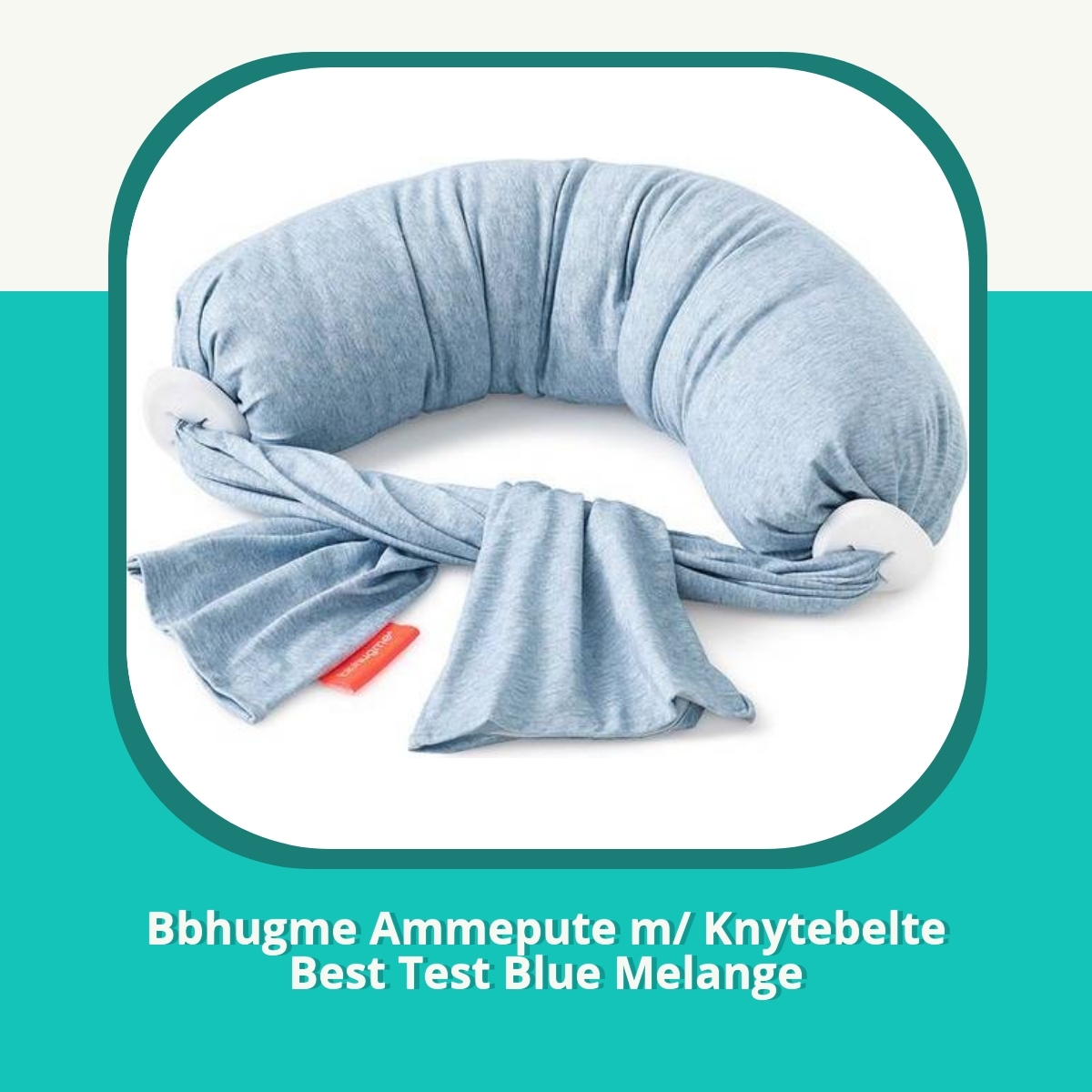 Anmeldelse af Bbhugme Ammepute m/ Knytebelte Best Test Blue Melange