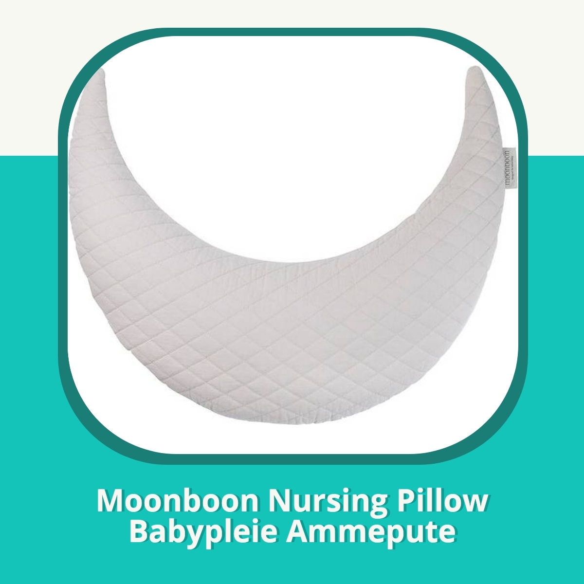 Anmeldelse af Moonboon Nursing Pillow Babypleie Ammepute