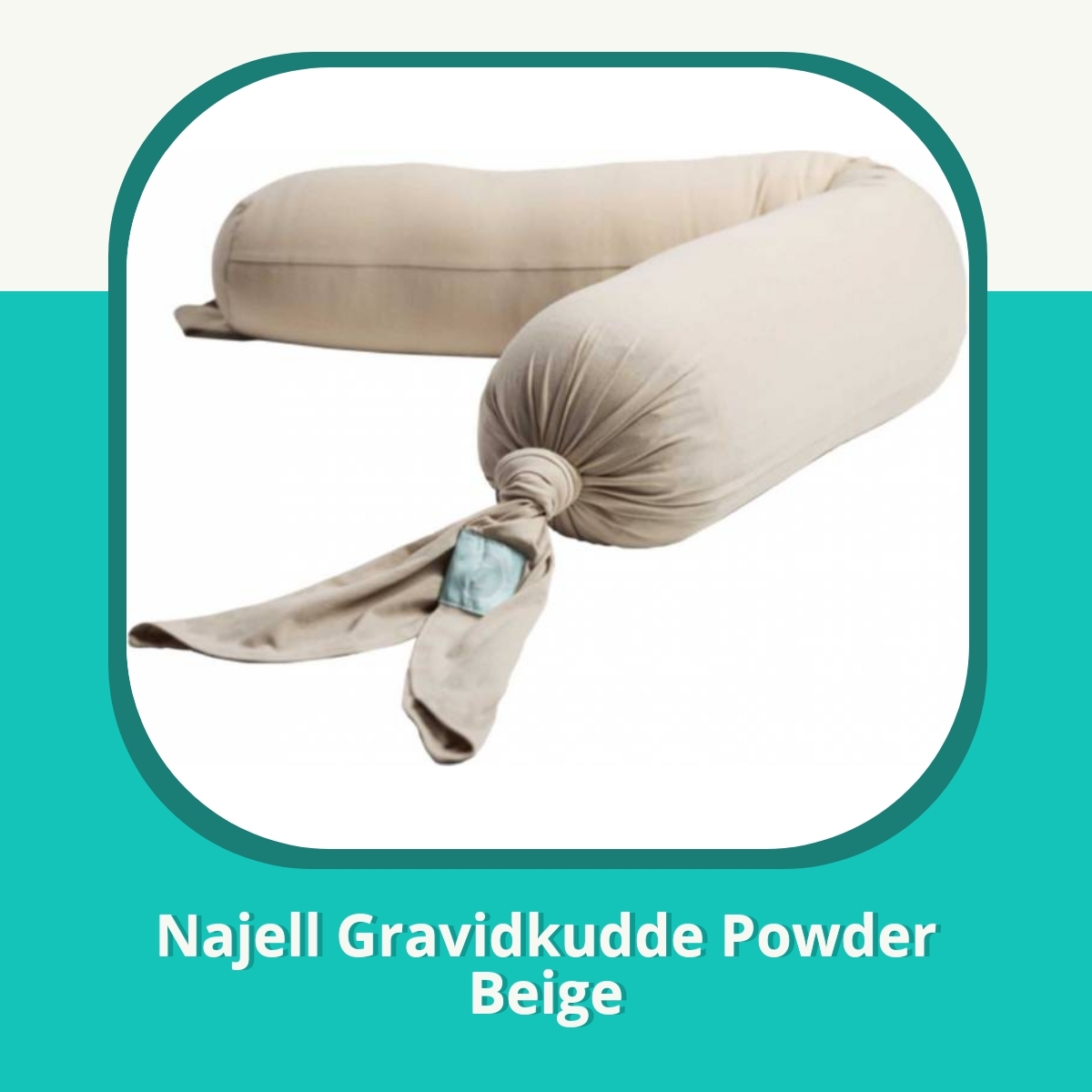 Recension af Najell Gravidkudde Powder Beige